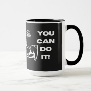 Du Schaffst Es Fitness Motivation Gym Workout T-Sh Tasse