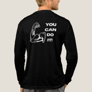 Du Schaffst Es Fitness Motivation Gym Workout T-Sh Tri-Blend Shirt