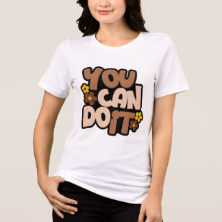 „Du Schaffst Es“ ist ein kraftvolles motivierendes Tri-Blend Shirt