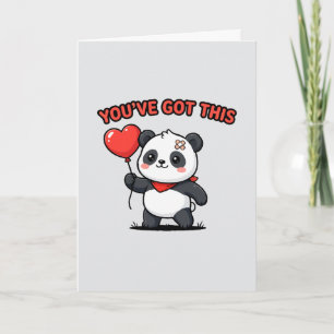 Du Schaffst Es Panda-Bär-Entschädigungsgeschenk Karte