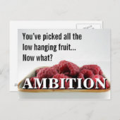 Du scheinst keine Ambition im Leben zu haben Postkarte (Vorne/Hinten)