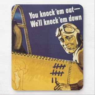 Du schlägst sie aus - Wir werden sie niederschlage Mousepad