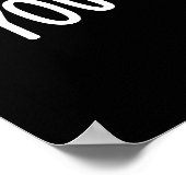 Du schließt mich Funny Sushi Soy Sauce Pun Dark BG Poster (Ecke)