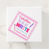 Du schreibst nur Valentinstag Geschenkanhänger (Beispiel)