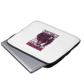 Du schreist wir Halloween Ghostface blutiges Messe Laptopschutzhülle (Vorne Knopf)
