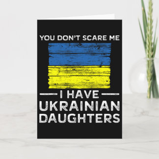 Du schüchterst mich nicht ein, ich habe ukrainisch karte
