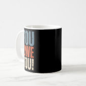 Du schuldest dir - Niemand schuldet dir irgendetwa Kaffeetasse (Vorderseite Links)