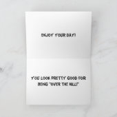 DU SEHST GUT AUF ÜBER DEM HÜGEL AUS KARTE (Innenseite)