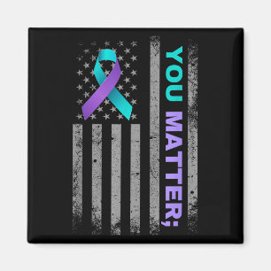 Du Selbstmordpräventionsbewusstsein Amerikanische Magnet