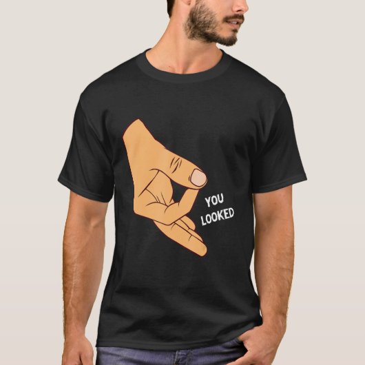 Du siehst aus, als du Circle Finger Game Ok Han si T-Shirt (Vorderseite)