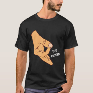 Du siehst aus, als du Circle Finger Game Ok Han si T-Shirt