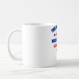 Du siehst aus, als ob der 4. Juli mich einen heiße Kaffeetasse