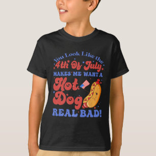 Du siehst aus, als ob der 4. Juli mich einen heiße T-Shirt