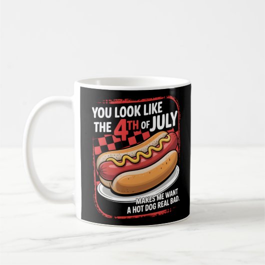 Du siehst aus, als ob der 4. Juli mich Will Kaffeetasse (Links)