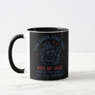 Du siehst aus, als ob der 4. Juli mich Will Tasse