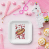 Du siehst aus, als ob der 4. Juli mich zum Hot Dog Pappteller (Party)