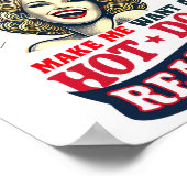 Du siehst aus, als ob der 4. Juli mich zum Hots Hu Poster (Ecke)