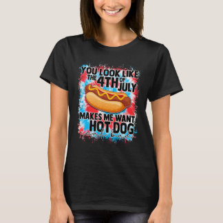 Du siehst aus wie der 4. Juli, der mich Lust auf e T-Shirt