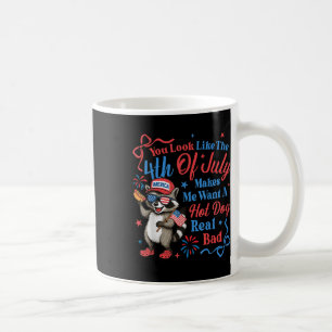 Du siehst aus wie der 4. Juli macht mich nach eine Kaffeetasse