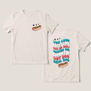 Du siehst aus wie der 4. Juli! Tri-Blend Shirt