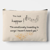 Du siehst glücklich aus - Music Lover Bag Zubehörtasche (Vorderseite)