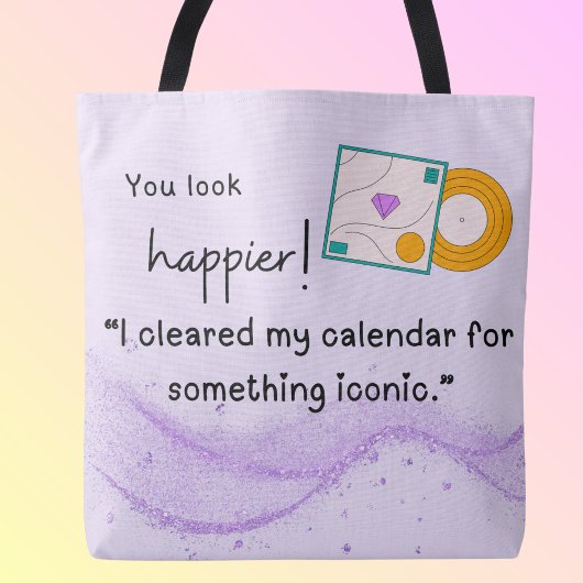 Du siehst glücklicher aus! Etwas Ikonisches kommt Tasche
