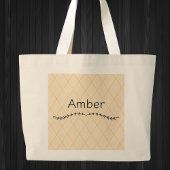 Du siehst glücklicher aus! Kürbisgewürz ist zurück Jumbo Stoffbeutel