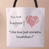 Du siehst glücklicher aus! Liebe hat gerade einen Tasche