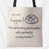 Du siehst glücklicher aus! Tasche aus niedlichem R