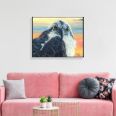 "Du siehst mich an?" Leinwanddruck (Insitu (Wohnzimmer))