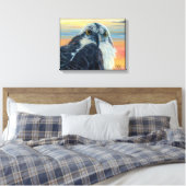 "Du siehst mich an?" Leinwanddruck (Insitu (Schlafzimmer))