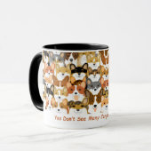 Du siehst nicht viele Corgis Tasse (Vorderseite Links)