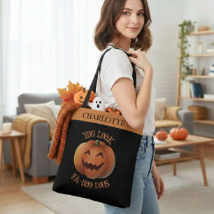 Du siehst Personalisiertes Halloween von Fa-Boo au Tasche
