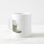 Du siehst so cool aus wie eine Gurke. Kaffeetasse (Vorderseite Links)