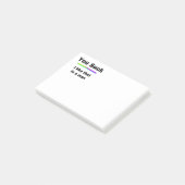 Du Sind zum Kotzen. Das gefällt mir in einem Mann. Post-it Klebezettel (angewinkelt)