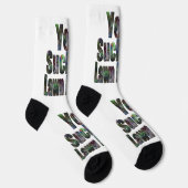 Du Sind zum Kotzen in Rasenschüsseln, Crews-Socken Socken (Rechts)