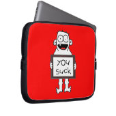 Du Sind zum Kotzen Laptopschutzhülle (Vorne Rechts)