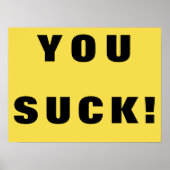 Du Sind zum Kotzen! Poster (Vorne)