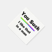 Du Sind zum Kotzen Serviette (Ecke)