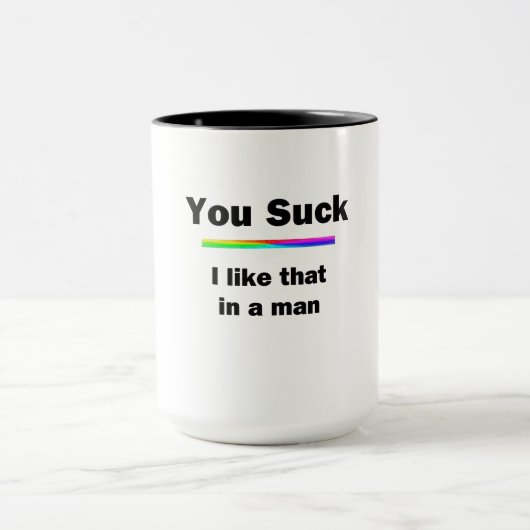 Du Sind zum Kotzen Tasse (Zentrum)