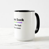Du Sind zum Kotzen Tasse (VorderseiteRechts)