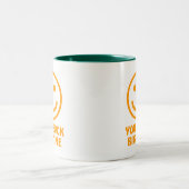 DU SIND ZUM KOTZEN ZEIT Kaffee-Tasse Zweifarbige Tasse (Mittel)