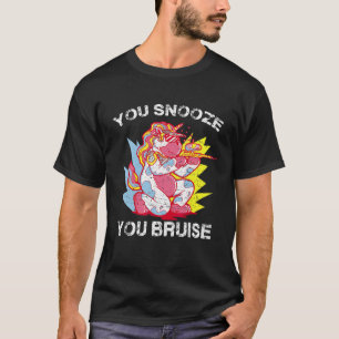 Du snooze du Bruise Paintball Unicorn Männer Fraue T-Shirt