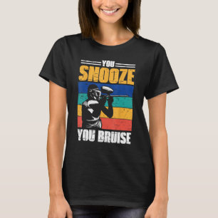 Du snooze you Bruise Paintball Game Squad für Männ T-Shirt