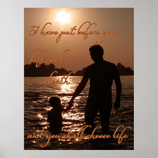 Du sollst das Leben wählen Poster (Vorne)