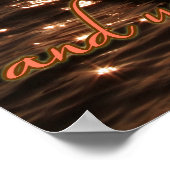 Du sollst das Leben wählen Poster (Ecke)