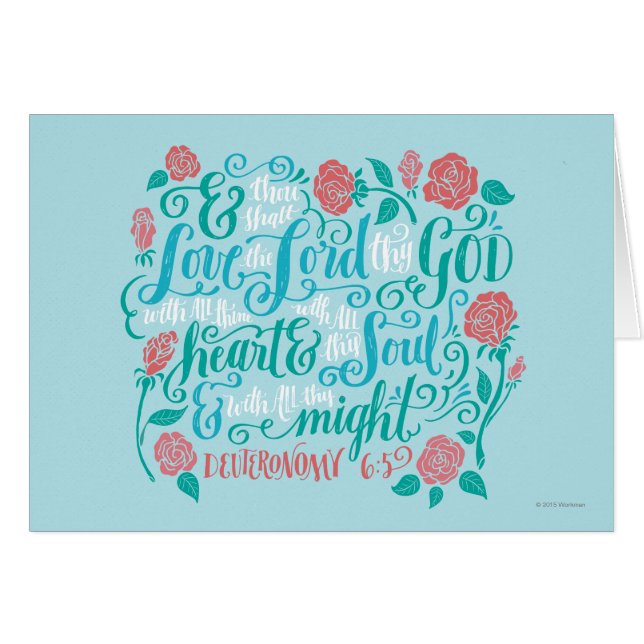 Du sollst die Liebe des Herrn, deines Gottes, stop (Vorderseite (Horizontal))