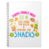 Du sollst mich nicht testen, denn ich mache die Re Notizblock (Vorderseite)