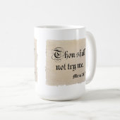 Du sollst mich nicht versuchen - Mama 24:7 Kaffeetasse (VorderseiteRechts)