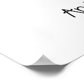 Du sollst mit Joy Isaiah 55:12 ausgehen Poster (Ecke)